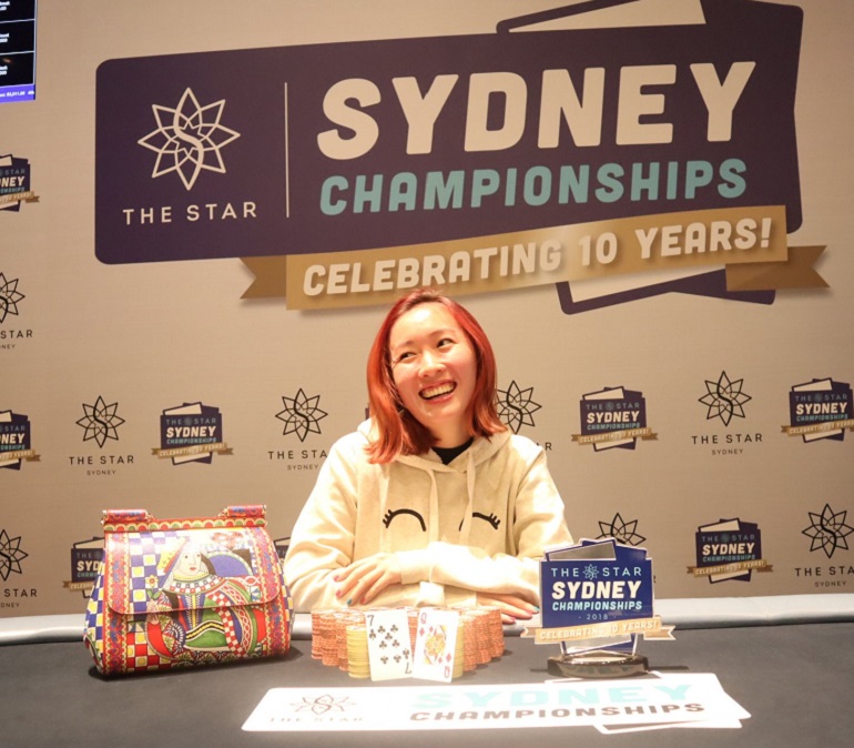 Christine Hia wins 2018 Star Poker Sydney Championship Ladies Event